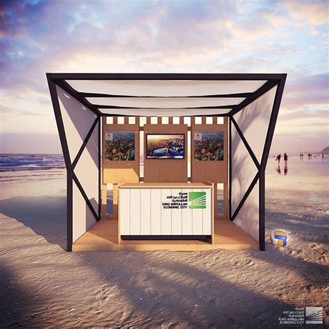 Beach Booth For Kaec Mywork 3dmodel 3ddesign 3d Cgarchitecture
