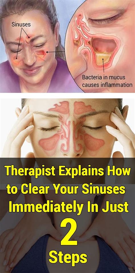 Heres How To Clear Your Sinuses Quickly In Just Two Steps Health And