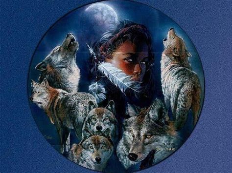 Indians And Wolves Wallpaper Wallpapersafari
