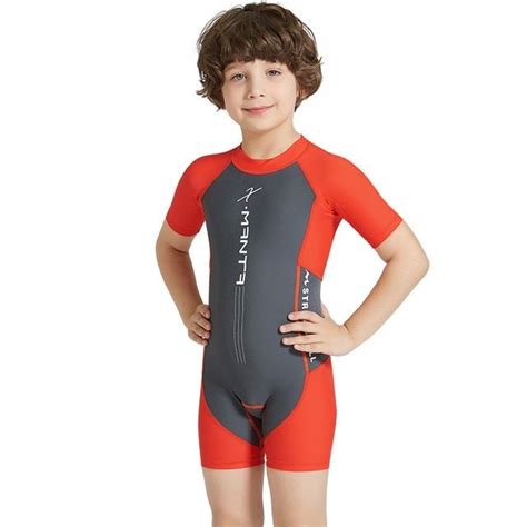 Kids Boys One Piece Swimsuit Swimwear For Girls Boy Sun Protective