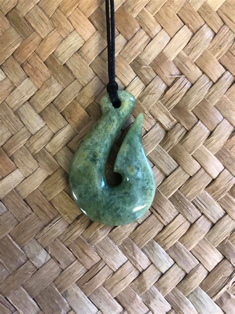 Hei Matau Fish Hook Traditional Jade