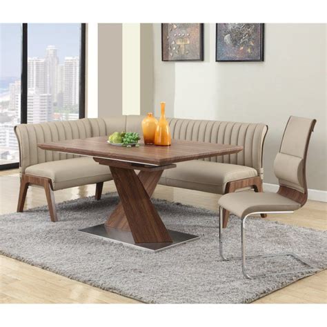 Chintaly Bethany 3 Piece Nook Dining Set Nook