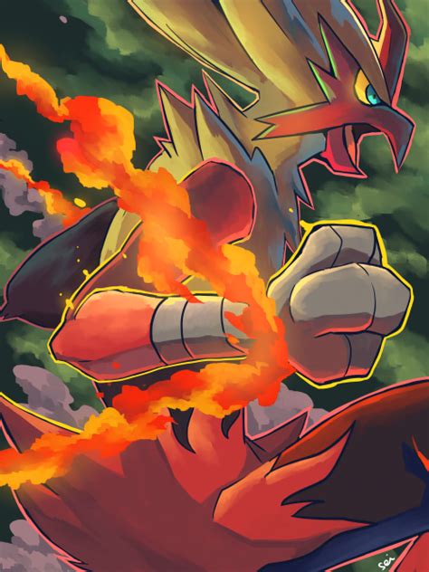 Blaziken Vs Charizard Wallpaper