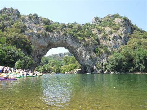 Ardèche Le Pont Darc Pont En Arc Vallon Pont Darc Ardeche Tourisme