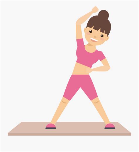 Physical Fitness Physical Exercise Clip Art Women Workout Cartoon Png