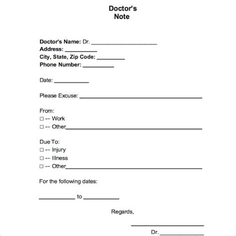 You can show doctor release form or template to make your employer believe. 37+ Doctors Note Template Free PDF, Word Examples