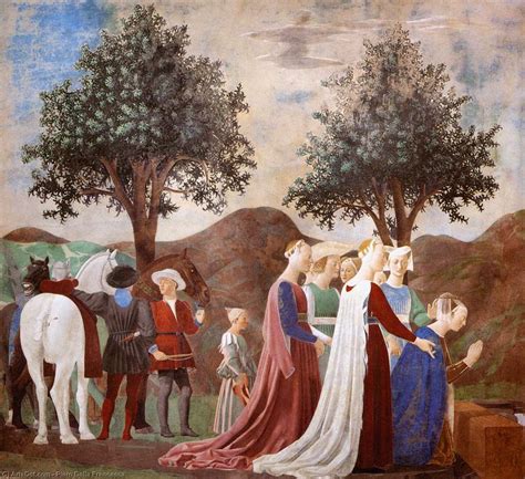 Procession Of The Queen Of Sheba Piero Della Francesca