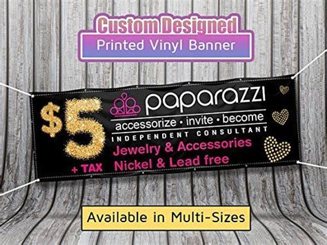 Coosolvo 2ft X 6ft Paparazzi Banner Paparazzi Banner Sign For Your