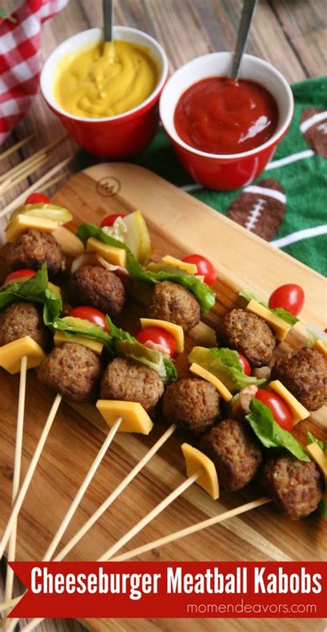 Lightly oil the grill grate. Cheeseburger Meatball Kabobs