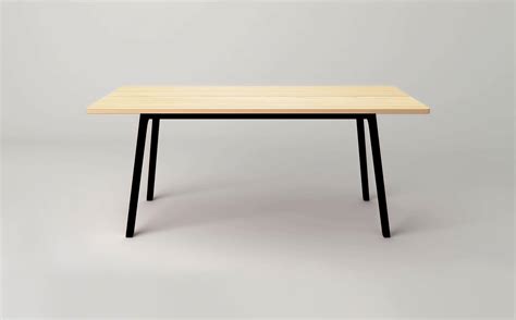 With two 20 leaves for a total length of 120 inches, the sleek and chic axiom dining table features a triangulated surface full of contemporary appeal. Modern Wood Table | K-S Dining Table | British Design