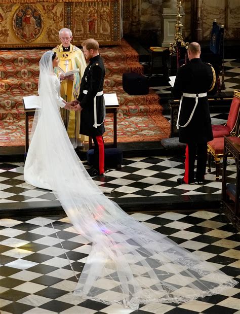 Meghan markle and prince harry included several important but subtle details on their wedding day. The Sweet Hidden Detail in Meghan Markle's Wedding Veil | Glamour