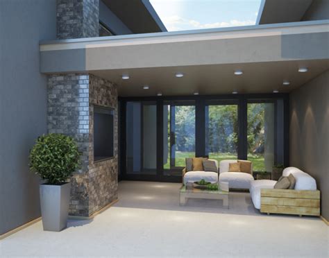 Modern false ceiling design work by team aaa. Floor Plan Friday: 3 bedroom modern house with high ...