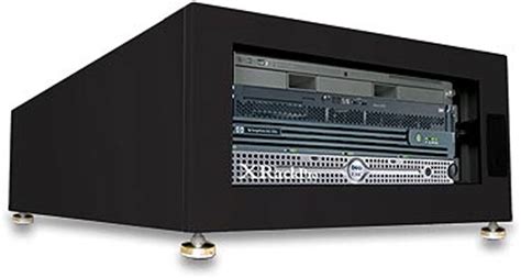 It provides a noise reduction of about 30 decibels. Acousti XRackPro2 Black Soundproof IT Rackmount Cabinets