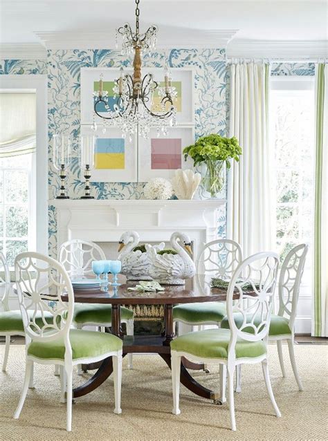 Love the mix of wallpaper and colours. Brace and beautiful