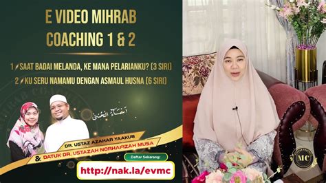 Even dia dah kaya dan femes dan ada dato dah *ramai orang tertukar ibu saya che norisah norika dengan ustazah norhafizah ni. E-Video Mihrab Coaching by Datuk Dr Ustazah Norhafizah ...
