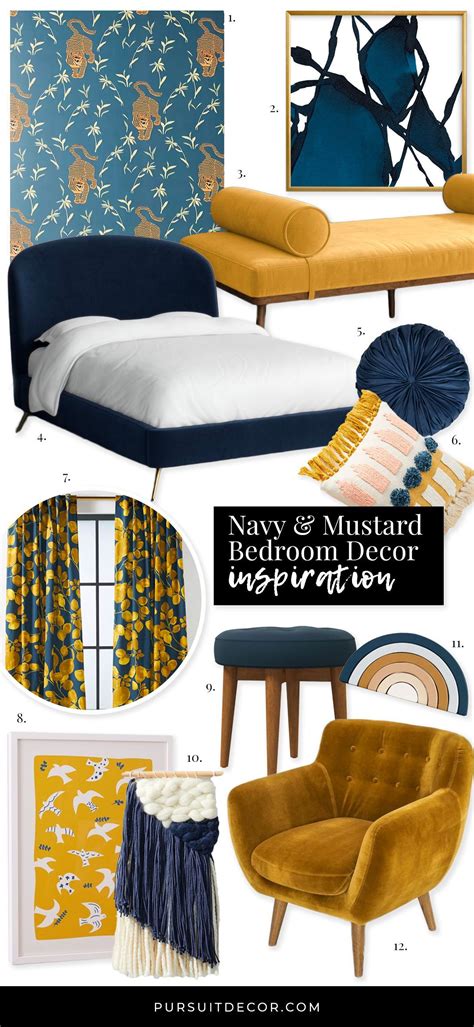 Navy Yellow Bedrooms Yellow Master Bedroom Navy Blue Bedding Yellow