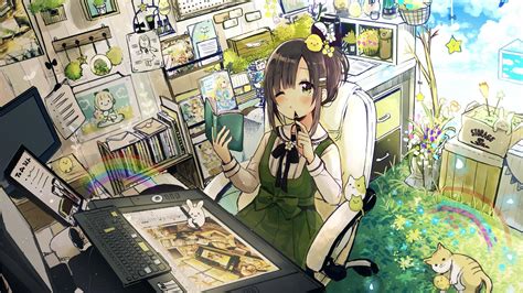 Anime Rooms Drawing Wallpapers Wallpaper Cave
