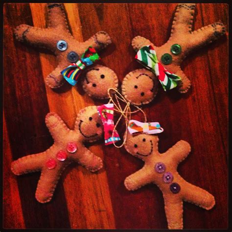 Felt gingerbread men | Gingerbread, Gingerbread cookies, Gingerbread man