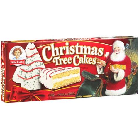 The cake is a simple yellow cake recipe that i baked into. Little Debbie Christmas Tree Cakes | Christmas tree cake ...