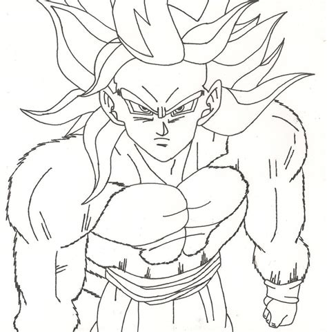 Goku Super Saiyan 2 Drawing At Getdrawings Free Download