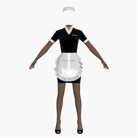 3d Maid Uniform Female Girl