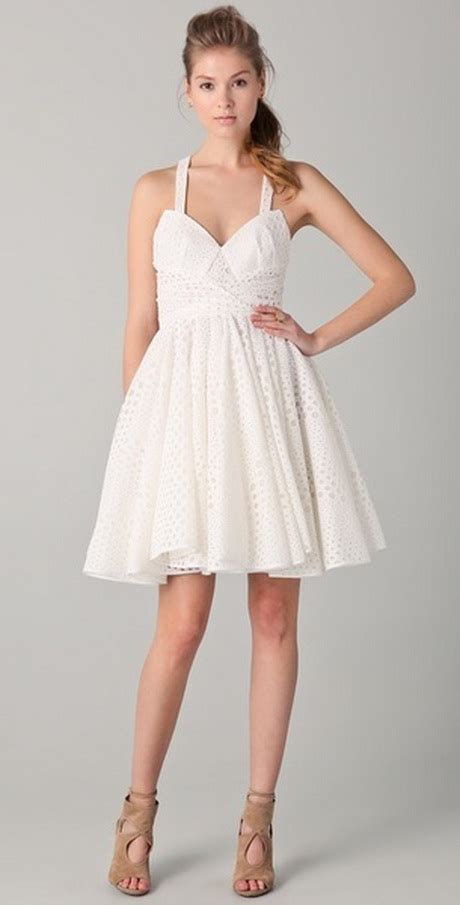 White Bridal Shower Dress Natalie
