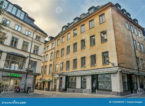 Jarntorget Square In Gamla Stan Historic District Of Stockholm Sweden