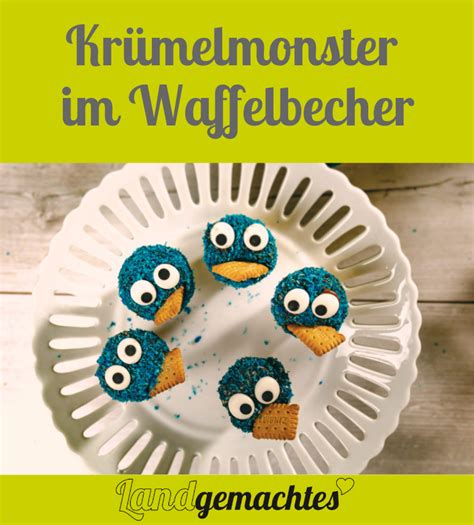Maybe you would like to learn more about one of these? Krümelmonster im Waffelbecher | Waffelbecher, Waffeln ...