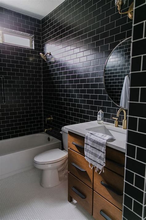 Creating An Unforgettable Black Bathroom Tile Design Bathroom Ideas