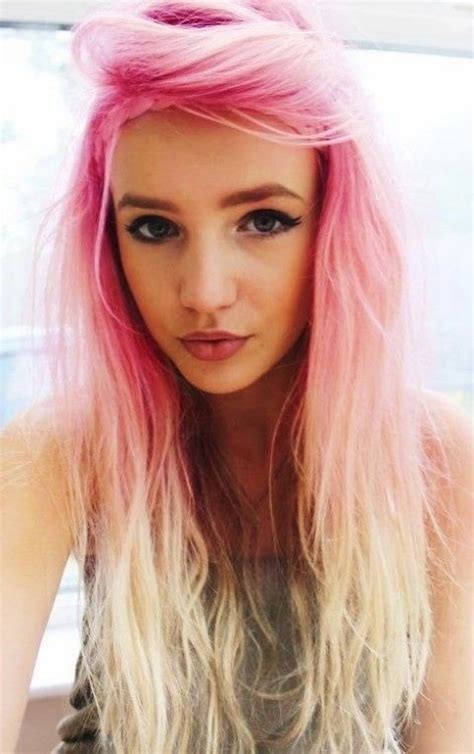 Hints of pastel pink give this platinum blonde a flattering flush of blush. 20 Pink Hairstyle Pics - Hair Color Inspiration - StrayHair