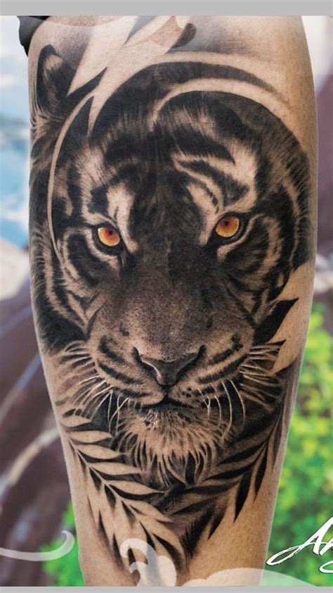 Espectaculares Tatuajes De Tigres Y Su Significado Chest Tattoo Tiger