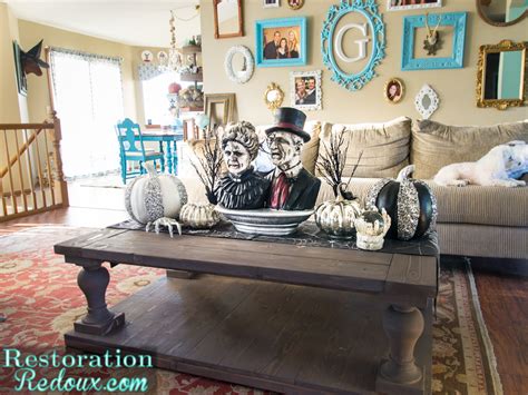 For couples the original poison & antidote cup sets! Spooky Halloween Coffee Table Decor - Daily Dose of Style