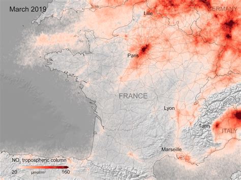 Un effet visible du reconfinement sur le nombre d'hospitalisations. Depuis l'espace, l'effet du confinement sur l'atmosphère ...