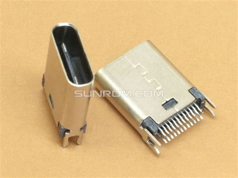 Usb Type C Female Connector 6514 Sunrom Electronics