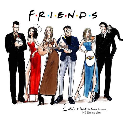 Perfect Art By Elistjohn Friends Tv Friends Episodes Friends Poster