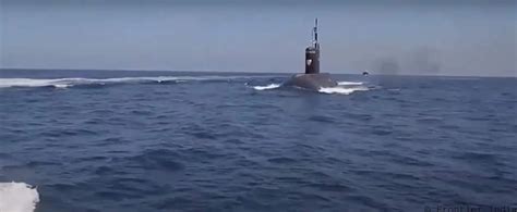 Upgraded Kilo Project 6363 Submarine Magadan In Baltic Sea For Sea Trials