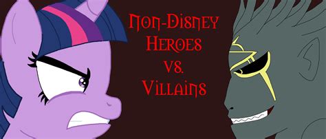 Artstation Non Disney Heroes Vs Villains Poster