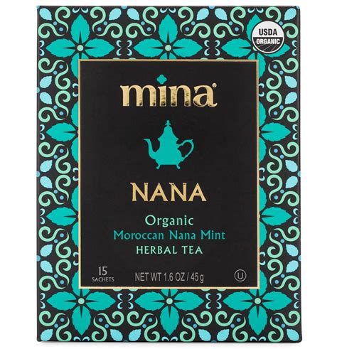 Nana Organic Moroccan Nana Mint Herbal Tea By Mina