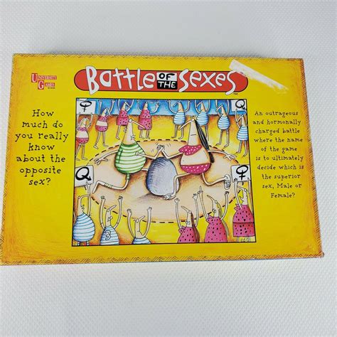 Popular Product Battle Of The Sexes Board Game