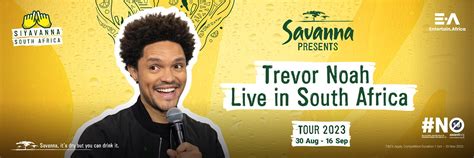 Book Tickets For Savanna Presents Trevor Noah Live In South Africa