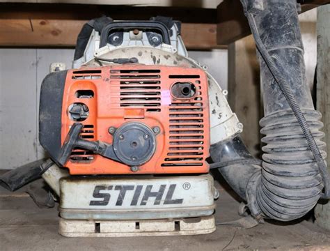 Product labels list decibels, so you can compare noise levels as you shop. STIHL BACKPACK GAS AIR BLOWER - Kastner Auctions