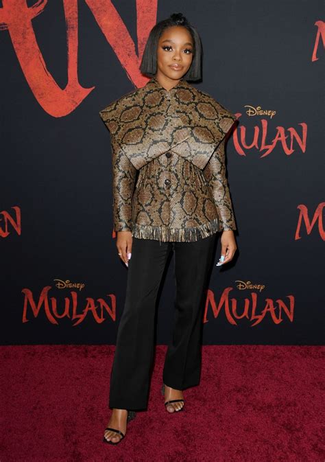 Marsai martin delivered the perfect clapback at internet trolls who criticized her hair and teeth while presenting at the bet awards 2020 with a healthy dose of sarcasm — and all wrapped in a call to action. MARSAI MARTIN at Mulan Premiere in Hollywood 03/09/2020 ...