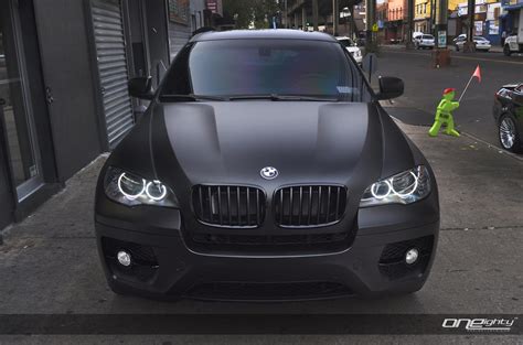 Striking looks and aggressive stance of customized black matte bmw x6. BMW E71 X6 50 Matte Black by ONEighty | Fully customized BMW… | Flickr