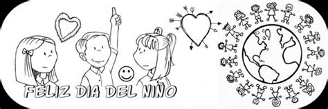En el día del niño recordemos todos sus derechos. Dibujos para pintar del Día del Niño | Colorear imágenes