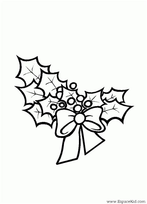 Coloriage Houx à imprimer dans les coloriages Divers  dessin à imprimer