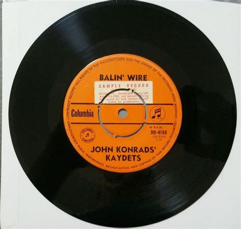 Australian olympic gold medallist john konrads has passed away. JOHN KONRADS' KAYDETS Balin' Wire Vinyl Single Record Rare ...