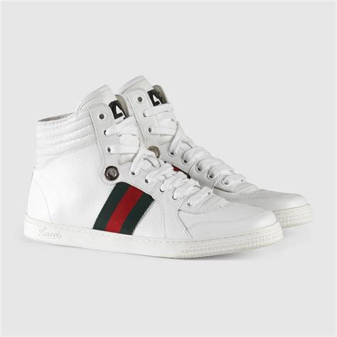 Gucci Women High Top Leather Sneaker 257353adfx09060