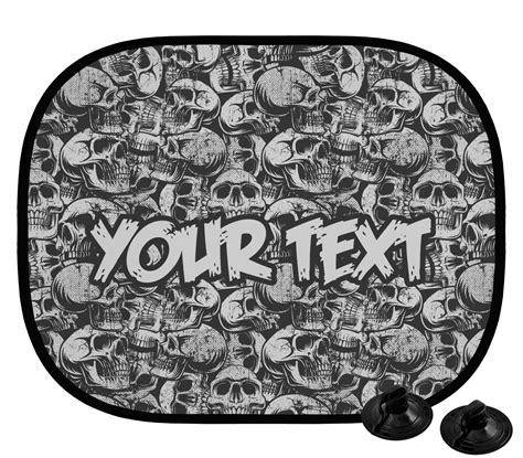 Shoumaotex won't hurt your car's paint job or its interior, either. Skulls Car Side Window Sun Shade (Personalized ...
