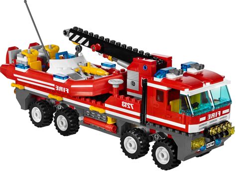 Lego City 7213 Off Road Fire Truck And Fireboat I Brick City Lego