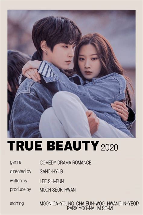 True Beauty True Beauty Drama Minimalist Poster